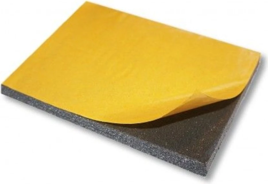 5S Köpüğü Siyah Plaka 1 Tarafı Yapışkanlı 3cm (4 Adet)