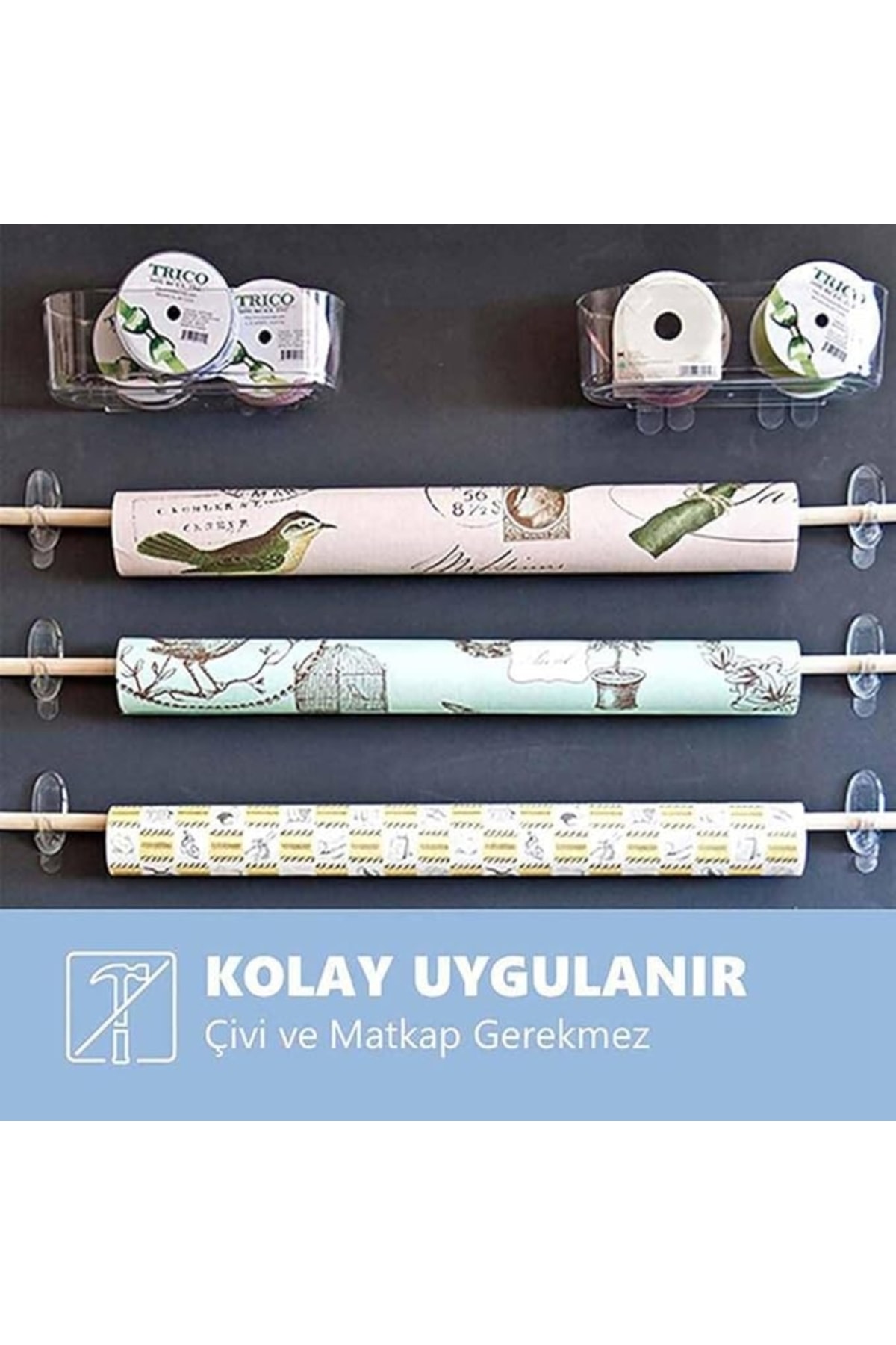 3M Command | İpli Askı Arkası, Küçük, Şeffaf Çerçeveler İçin, İz Bırakmaz ve Güçlü Yapışkan