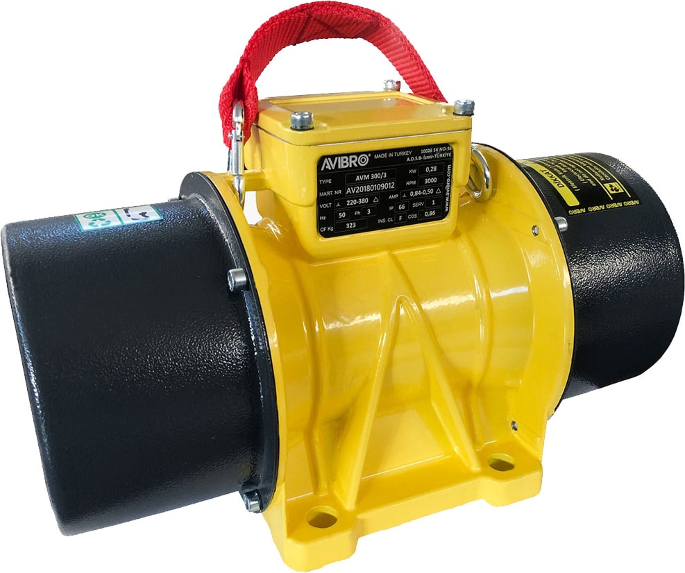 Avm-M 760/3 751 Kg/f 550 W 3000 D/d 220 Volt Monofaze Vibrasyon Motoru