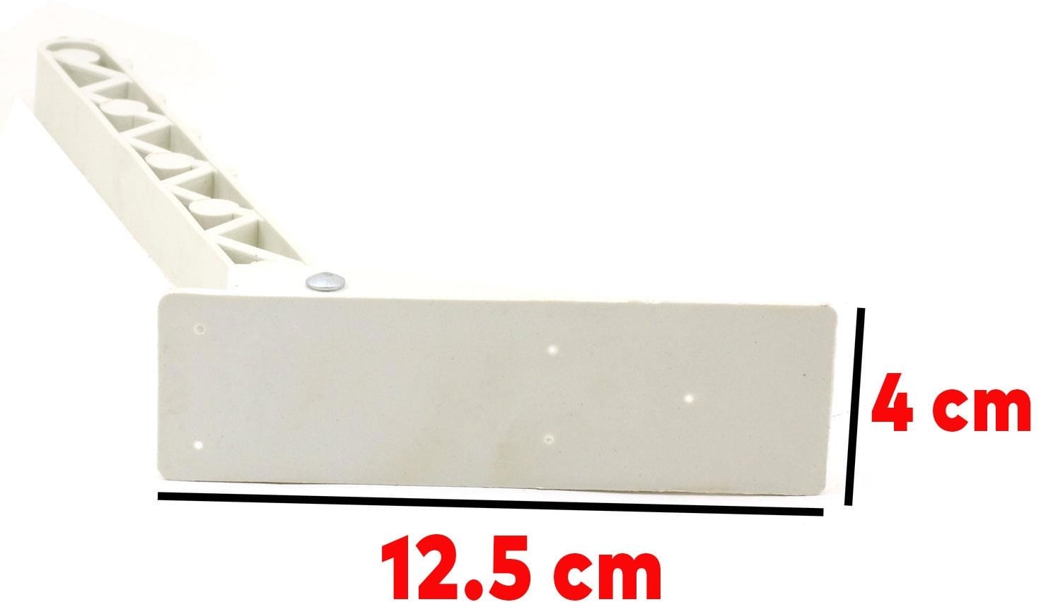 Sofra Ayağı Plastik Katlanır Yer Sofrası Sini Altı 22 cm Beyaz (4 Adet)