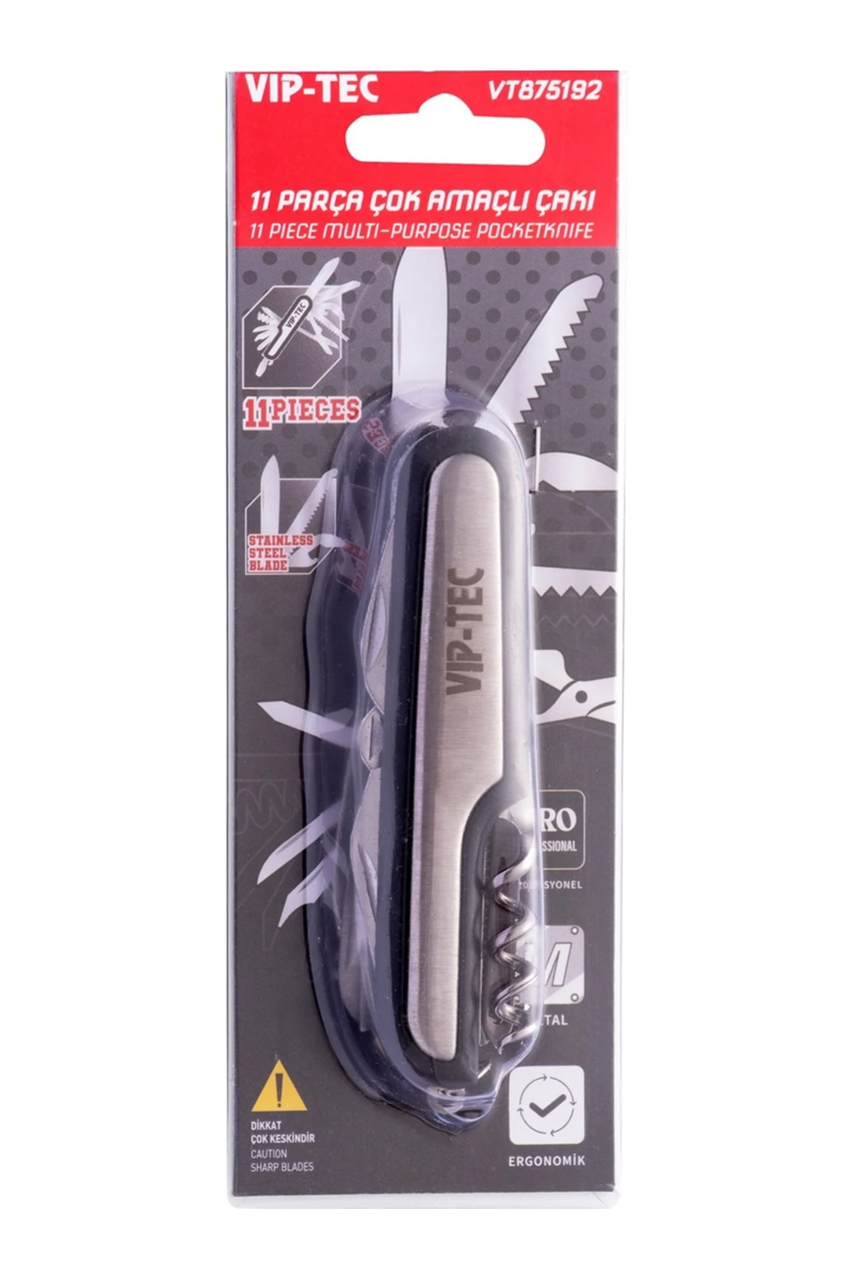 Vıp Tec Vt-875192 Katlanabilir Çok Amaçlı Çakı Multifonksiyon