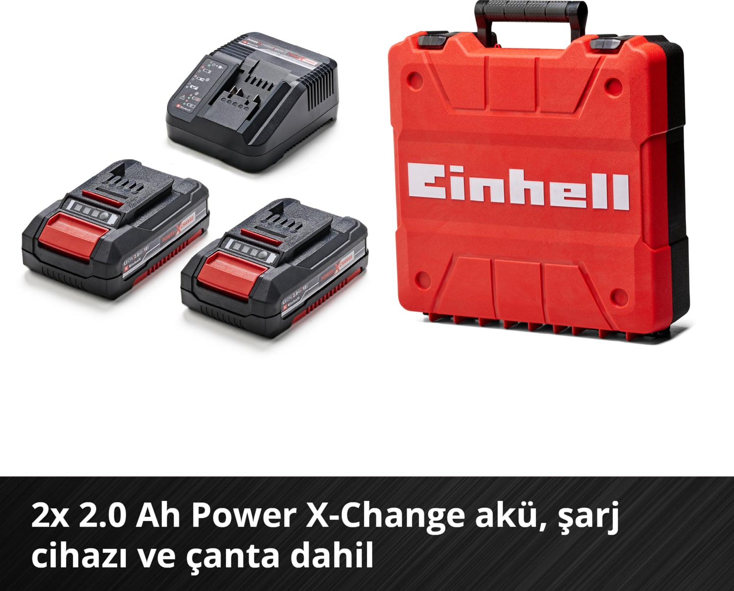 EİNHELL Professional Akülü Vidalama TP-CD 18/50 Li BL Kit Power X-Change (18 V, Kömürsüz, 50 Nm, 2 Vites, 13 mm Mandren, 2x 2,0 Ah Akü + Şarj Cihazı ile) - 4513896