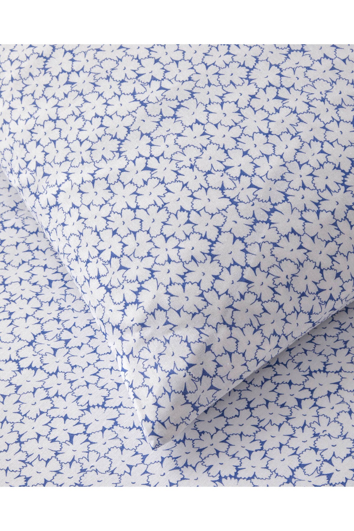 Sweet Violet Kolay Ütülenir Çift Kişilik Nevresim Takımı 200x220 cm Koyu Mavi