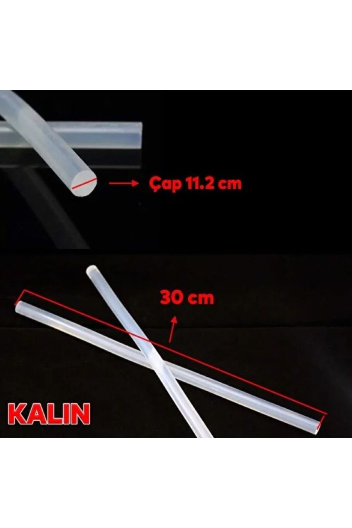 Mum Silikon 12 MM Kalın 10 ADET