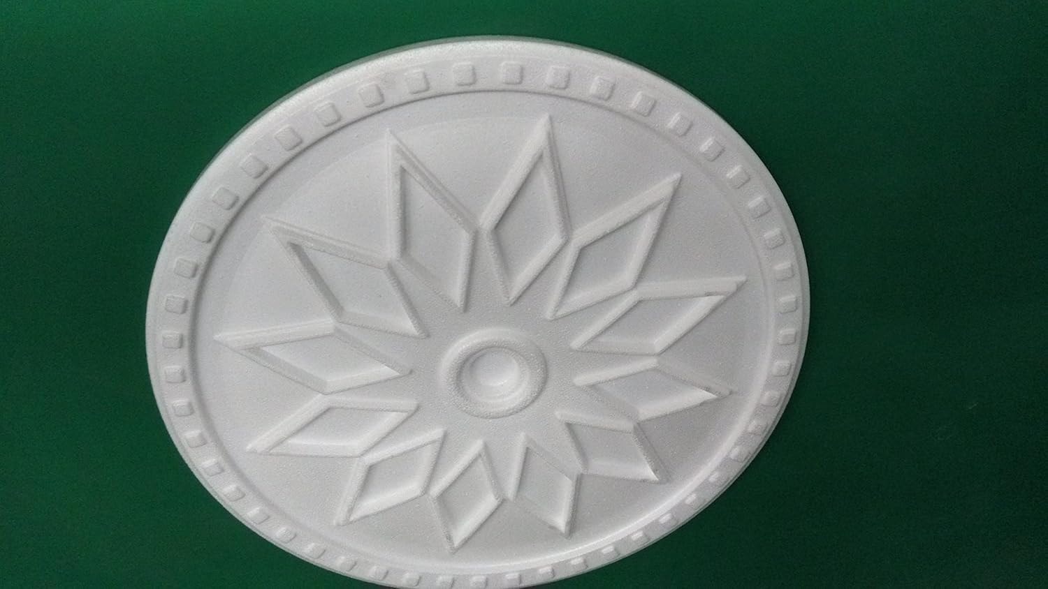 Dekor Göbek Kartonpiyer Stropiyer Tavan Lamba Göbeği - Baklava 48 cm (48X48X3)