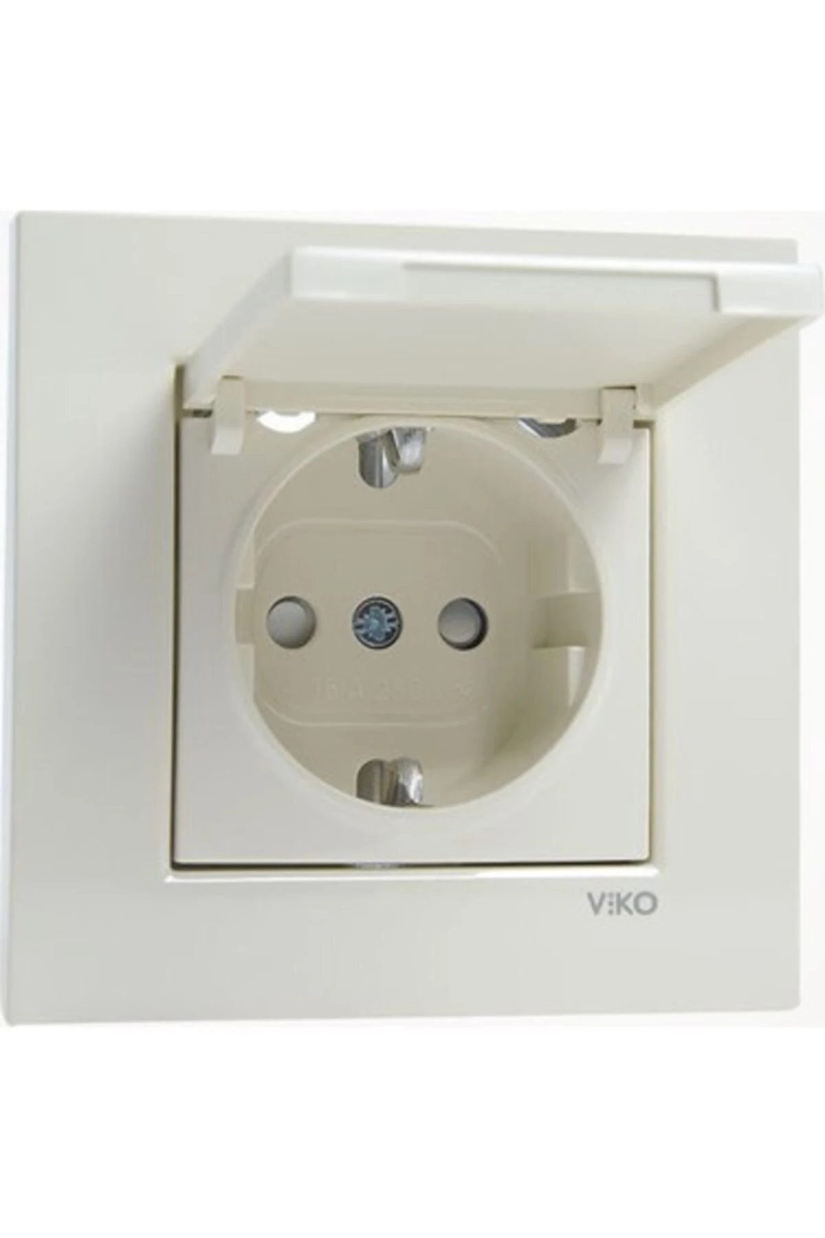 Karre/meridian Kapaklı Topraklı Priz Çocuk Korumalı (KREM)