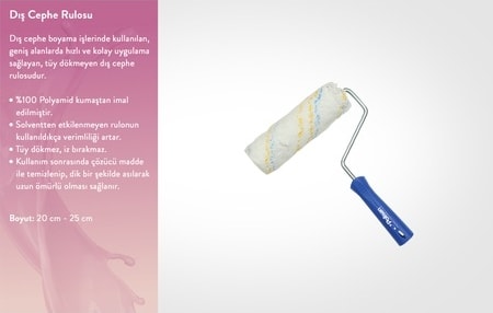 Dış Cephe Rulosu 25CM
