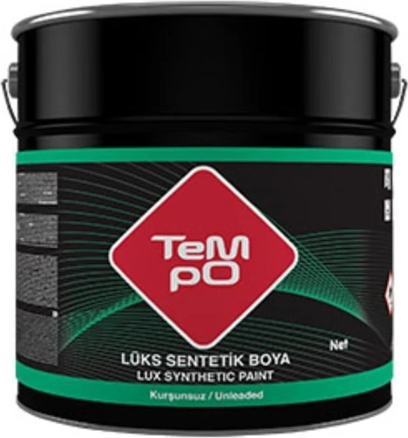Tempo Lüks Sentetik Boya Siyah 2,5 L