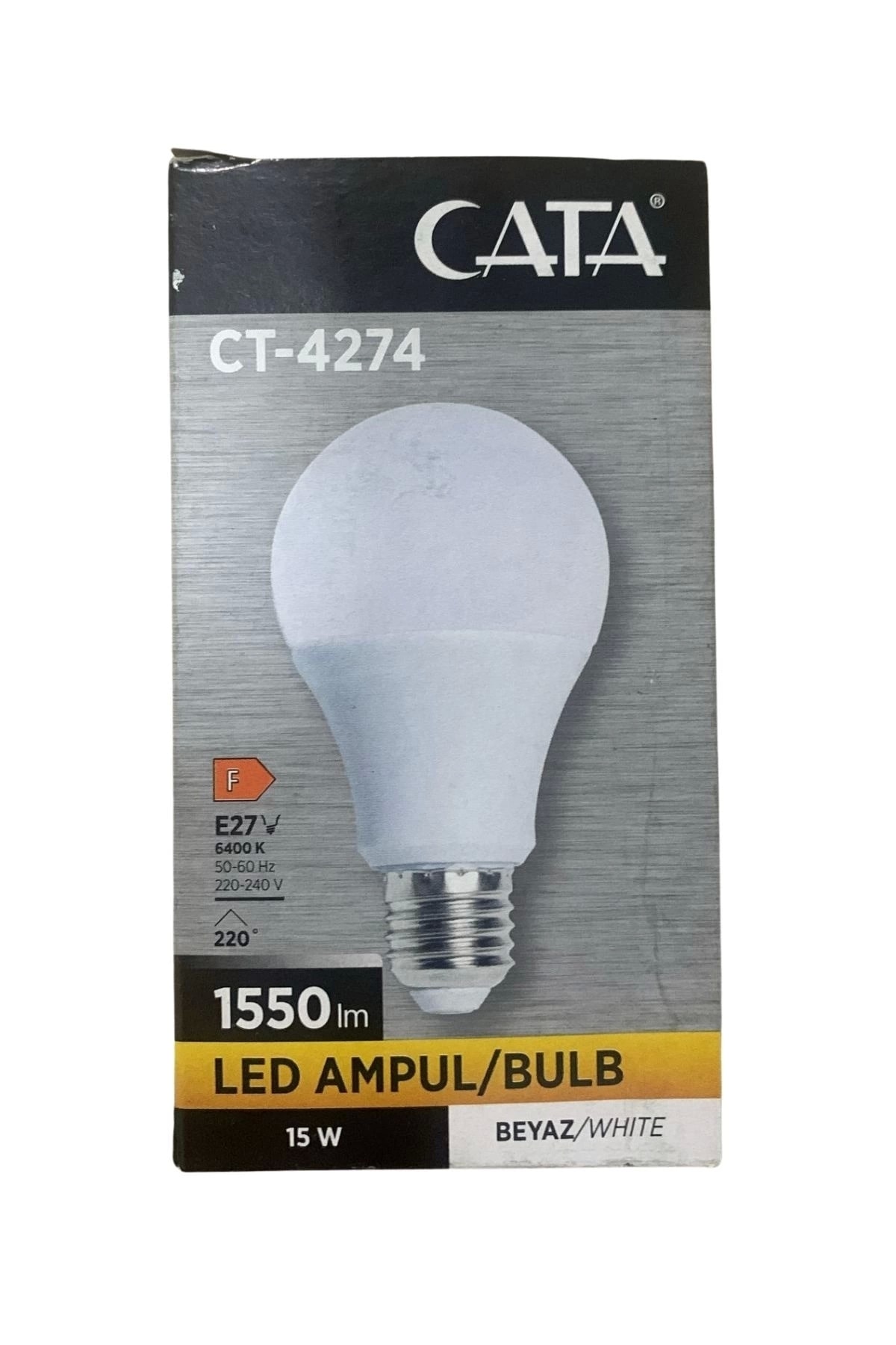 Ct-4274b 15w Led Ampül E27 6500k Beyaz Işık 1550 Lm (15W=100W)