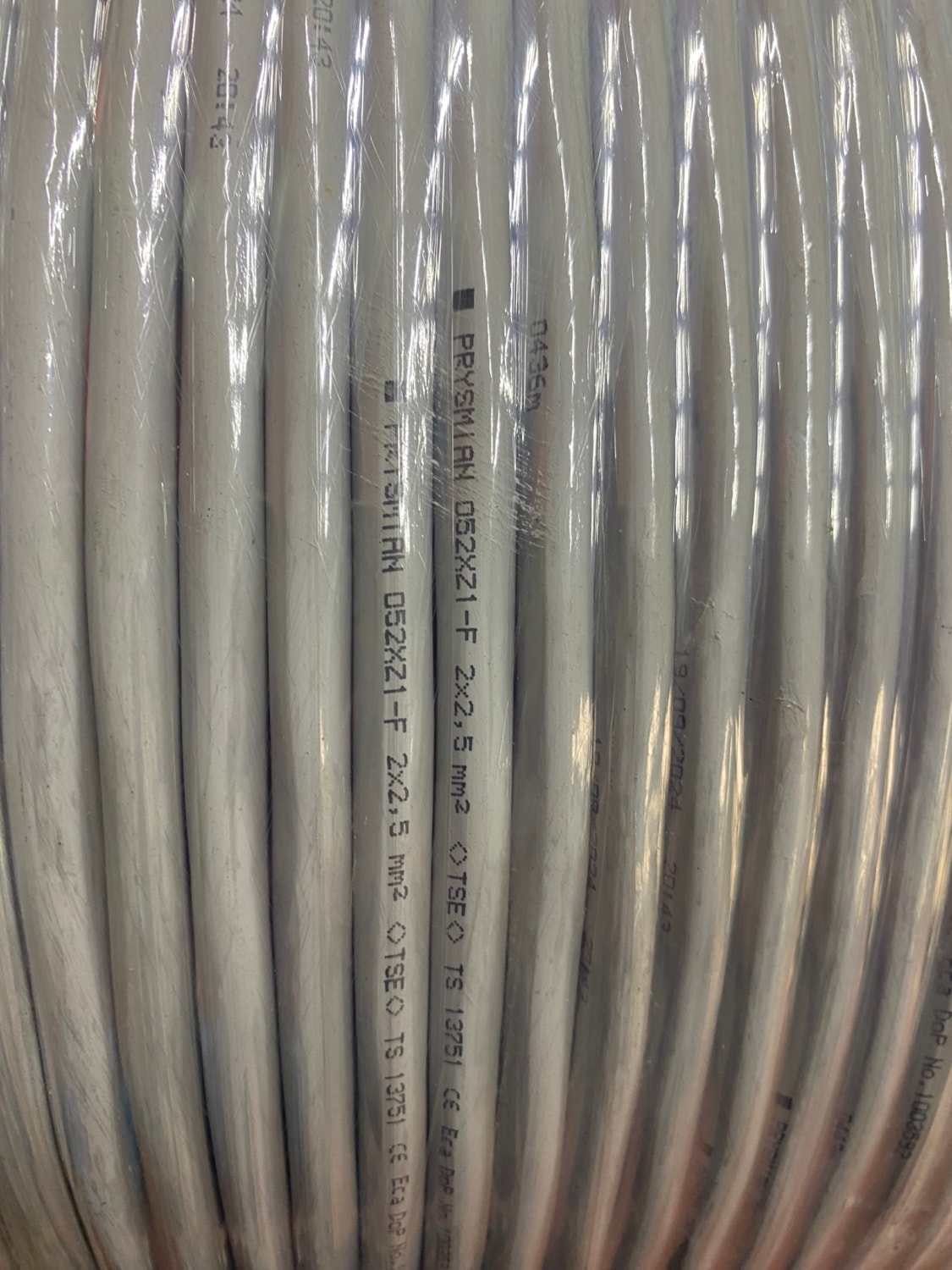 Prysmıan 20027545 2x2,5 mm 2 052XZ1-F 300/500 V Eca 500MT