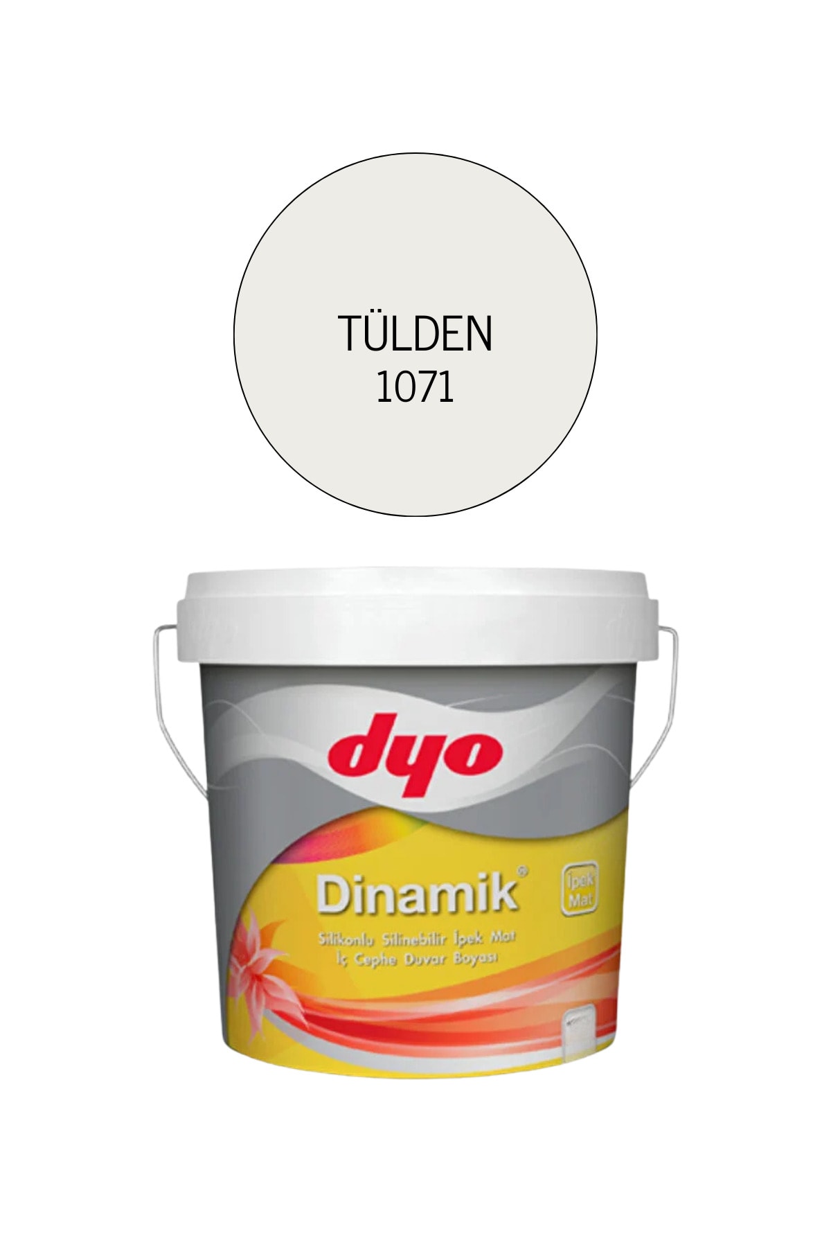 Dinamik Ipek Mat Silikonlu Iç Cephe Duvar B. Tülden 1071 2,5 Lt.
