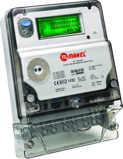 Trifaze Elektronik Elektrik Sayaç