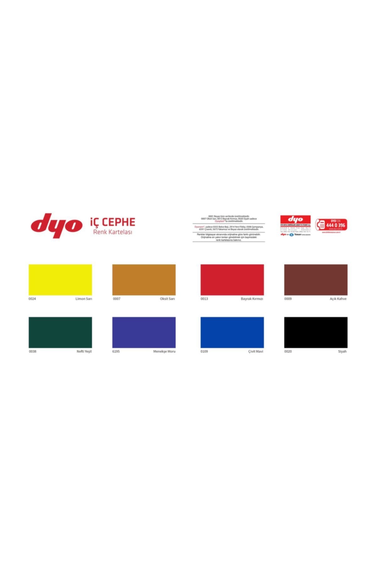 DYO Mat 0109 Çivit Mavi 2,5 lt