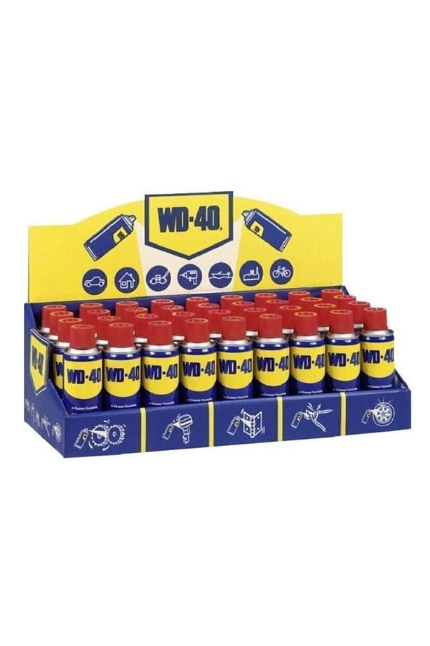 WD-40 Çok Amaçlı Sıvı, Yağ Çözücü, Pas Sökücü, Temizleyici ve Koruyucu, 200ml x 12 Adet