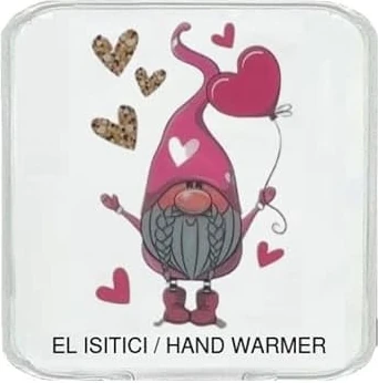 Kalpli Noel Cücesi Cep Sobası,el Isıtıcı,sıcak Su Torbası Pvc 10X9,5CM