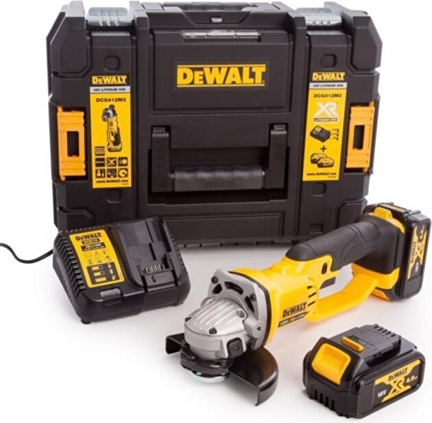 DEWALT DCG412M2 125 mm 18V 4.0AH Akülü Avuç Taşlama Makinesi