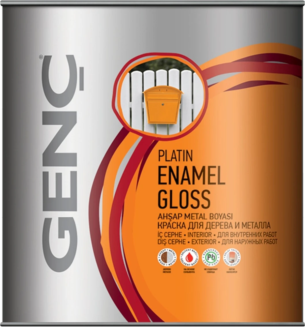 Sentetik Parlak Ahşap Metal Boyası 0.75 Lt