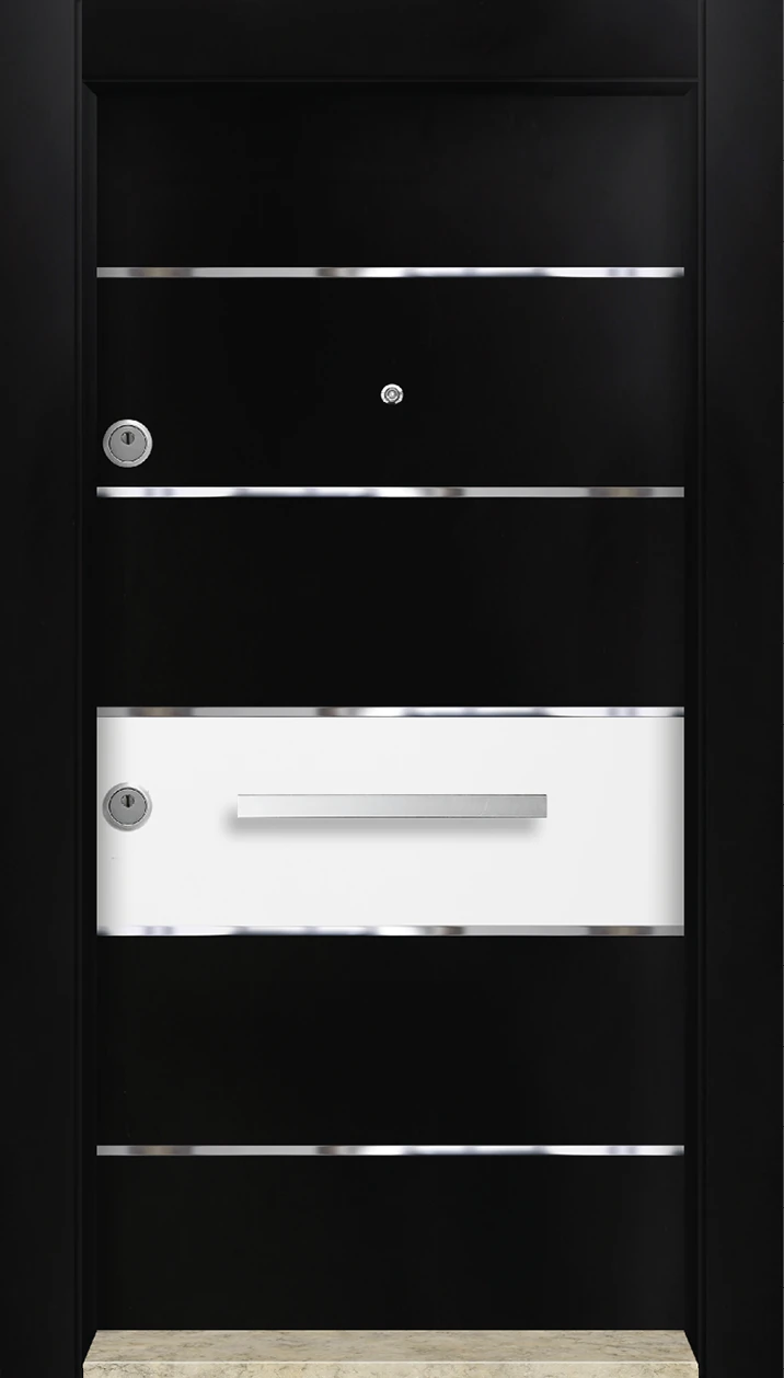 MN-6023 Dış Iklim Kapısı Yağmur'a ve Güneşe Dayanıklı Çelik Kapı