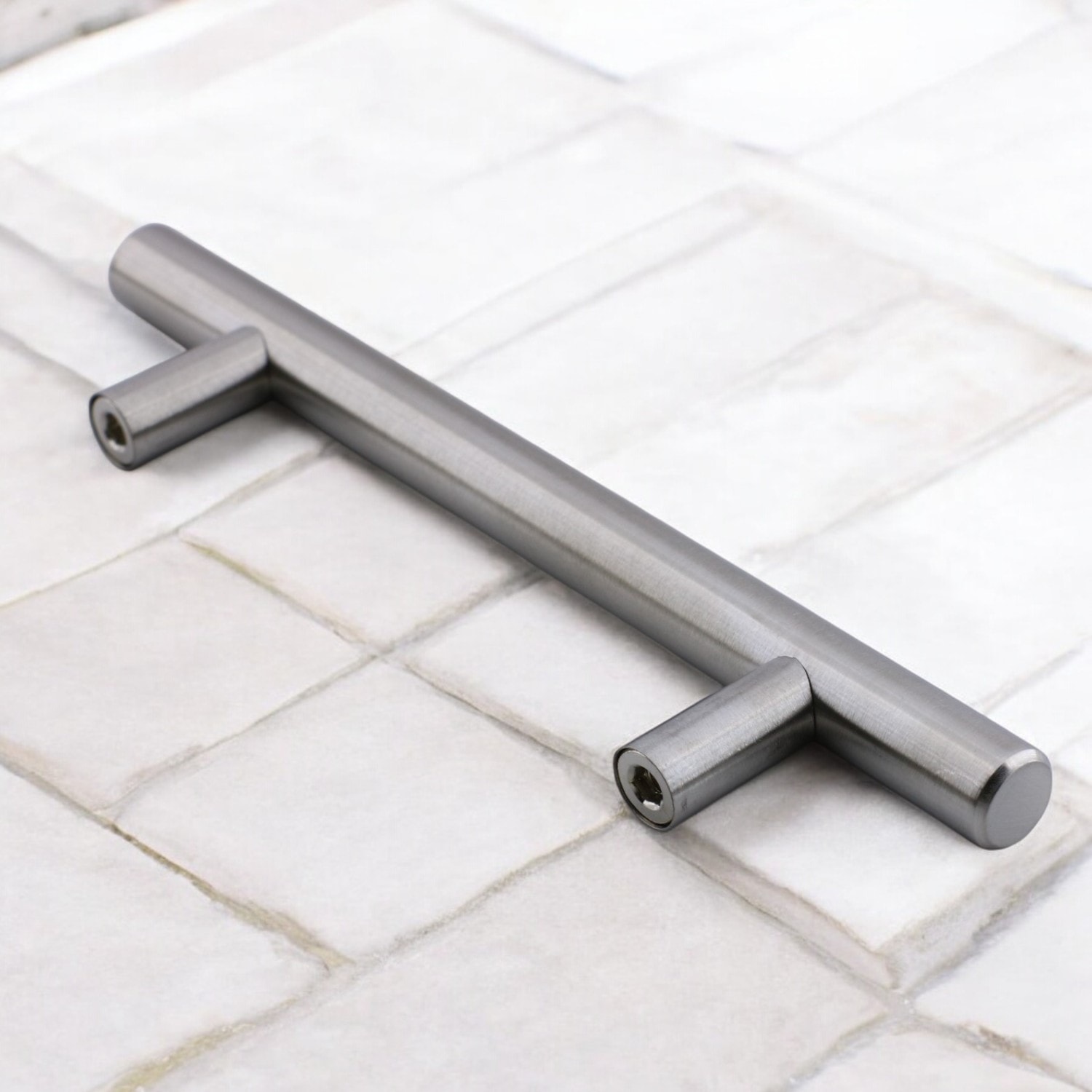 5 Adet Rosemary Inox Metal Kulp 96 mm ( 9.6 cm ) Mobilya Mutfak Çekmece Dolap Kapak Kulbu
