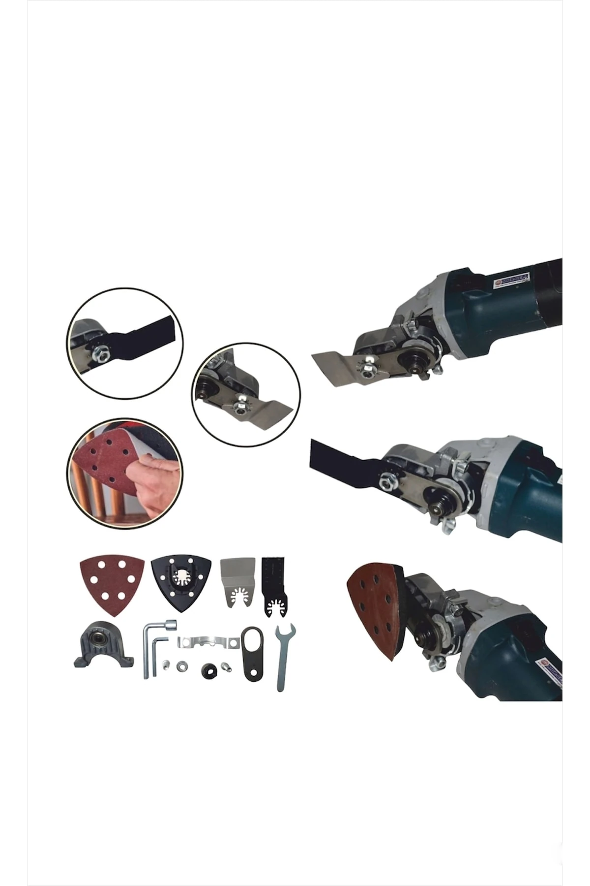 Raspalama 3'ü Set Spral Taşlama Aparatı Kesme Traşlama Zımparalama Alet Kiti Renovator Tool Kıt