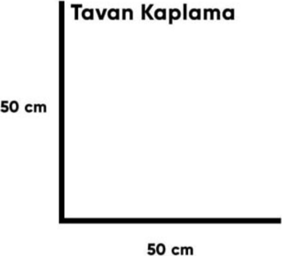 1.2 cm Kalınlık Tavan-Duvar Kaplama Stropiyer