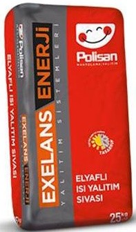 Polisan Exelans Enerji Elyaflı Isı Yalıtım Sıvası 25 kg