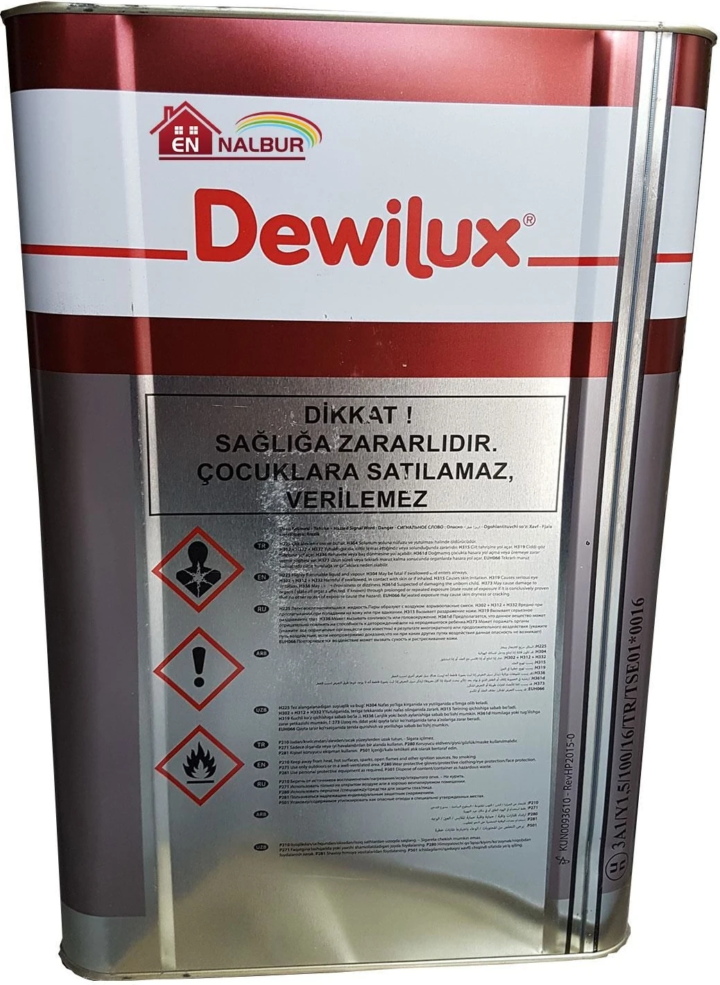 Dyo Dewilüx Selülozik Tiner 10 kg (12 Litre)
