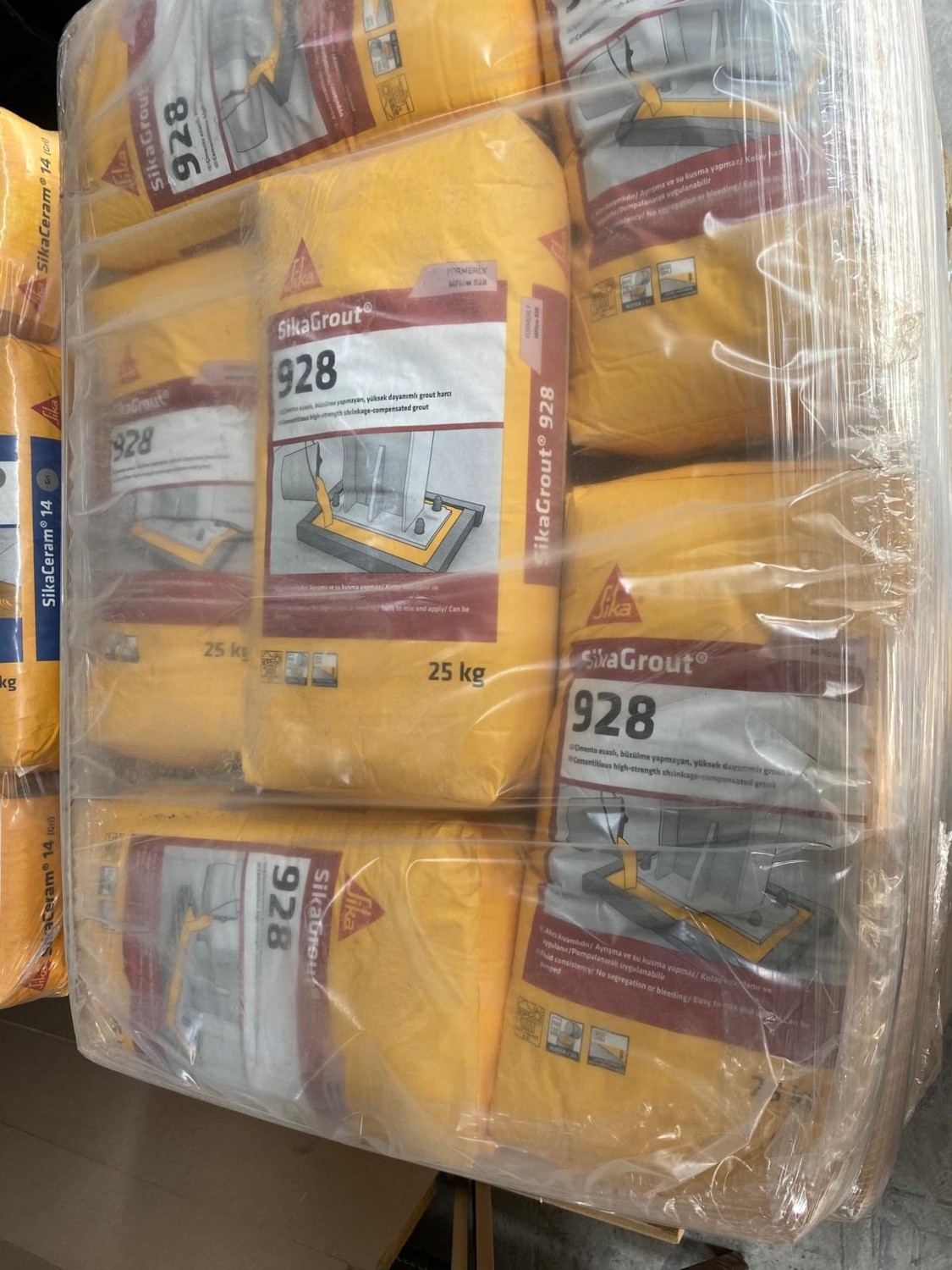 GROUT-928 Düşük Tozlu, Yüksek Hassasiyetli Mineral Grout Harcı 25 kg