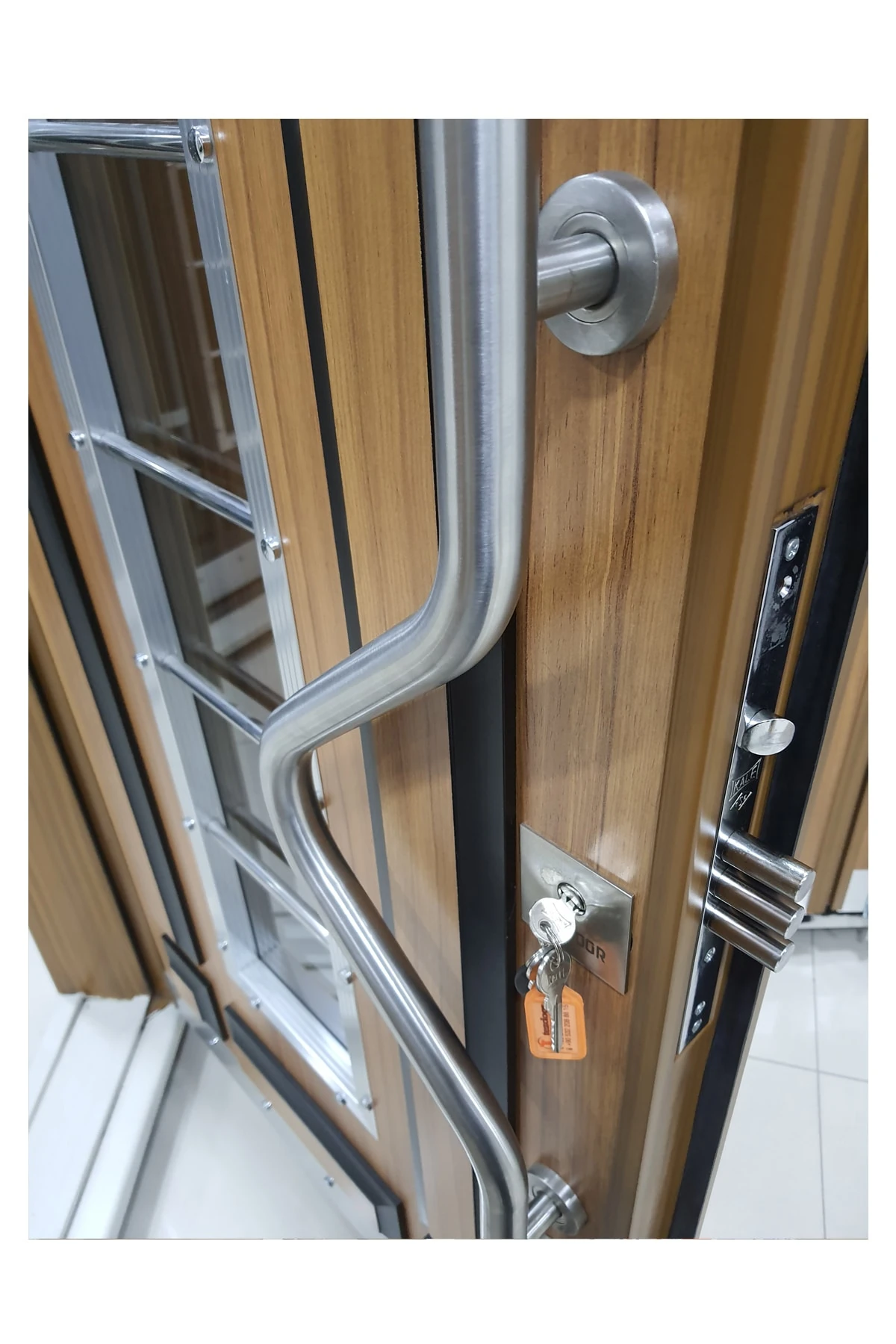 Celik Kapi Villa Kapısı, Abd Model Apartman Giriş Kapısı Sol Açılım Bina Kapısı