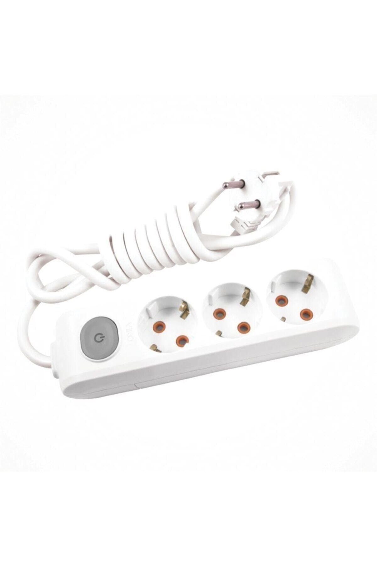 Multi Led 3'lü Priz - 5 Metre (çocuk Koruma Özellikli)