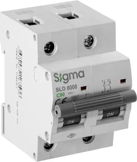 SLD6000 6ka 2p C80 Otomatik Sigorta