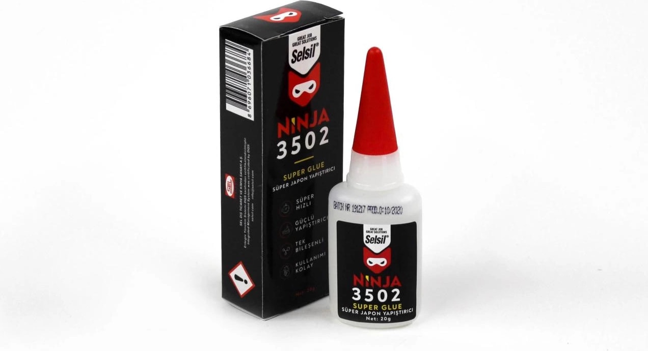 Selsil 3502 Süper Glue Japon Yapıştırıcı 20 gr