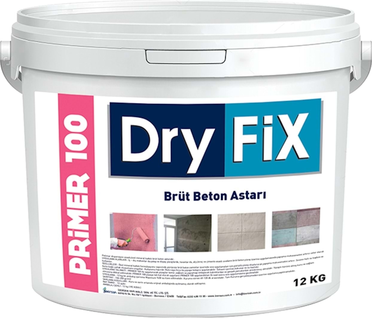 Primer 100 Brüt Beton Astarı 12 kg