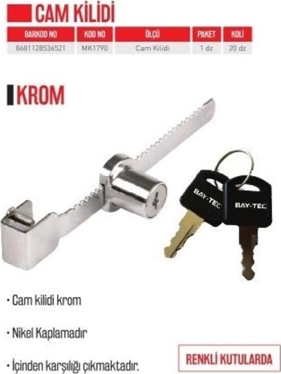 Cam Kilidi (MK1790)