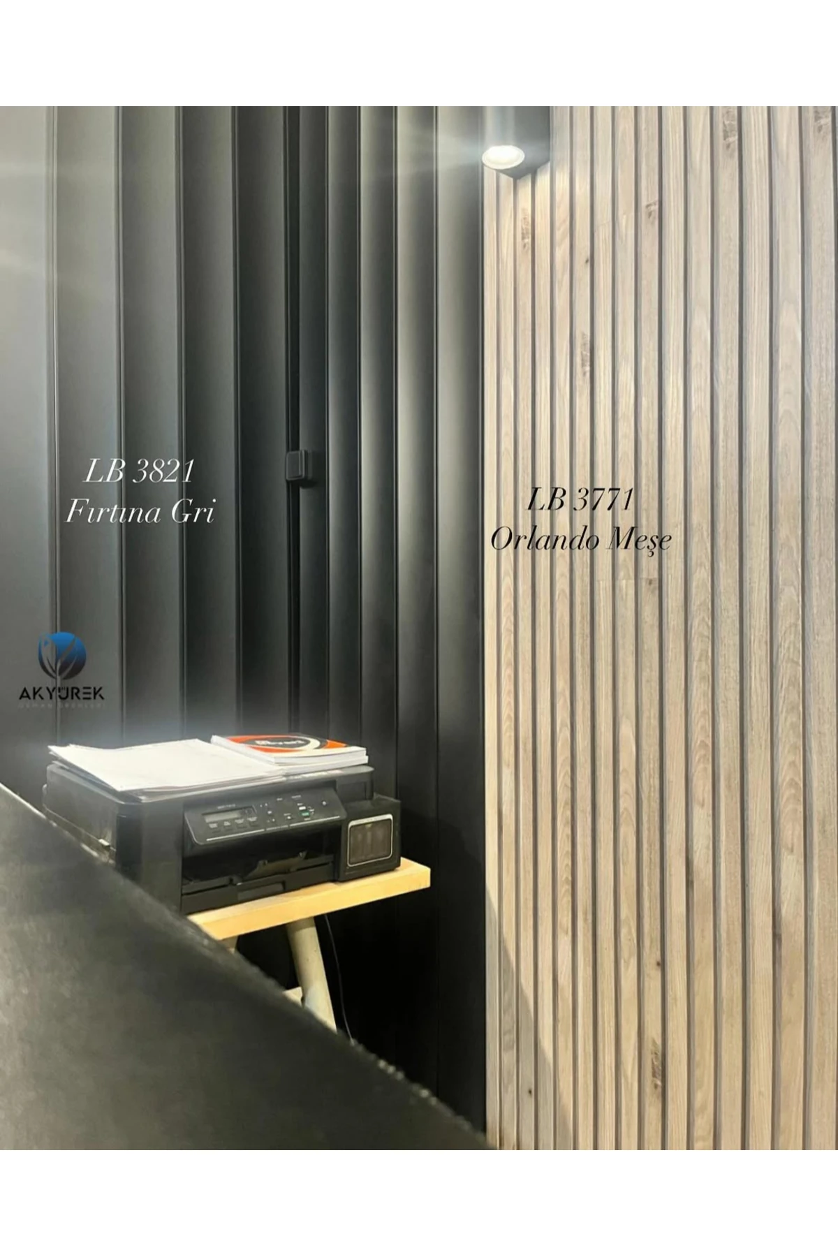 AKYÜREK  LB 3771 MODEL ORLANDO RENK DEKOR PROFİL DUVAR KAPLAMA PANEL LAMBRİ
