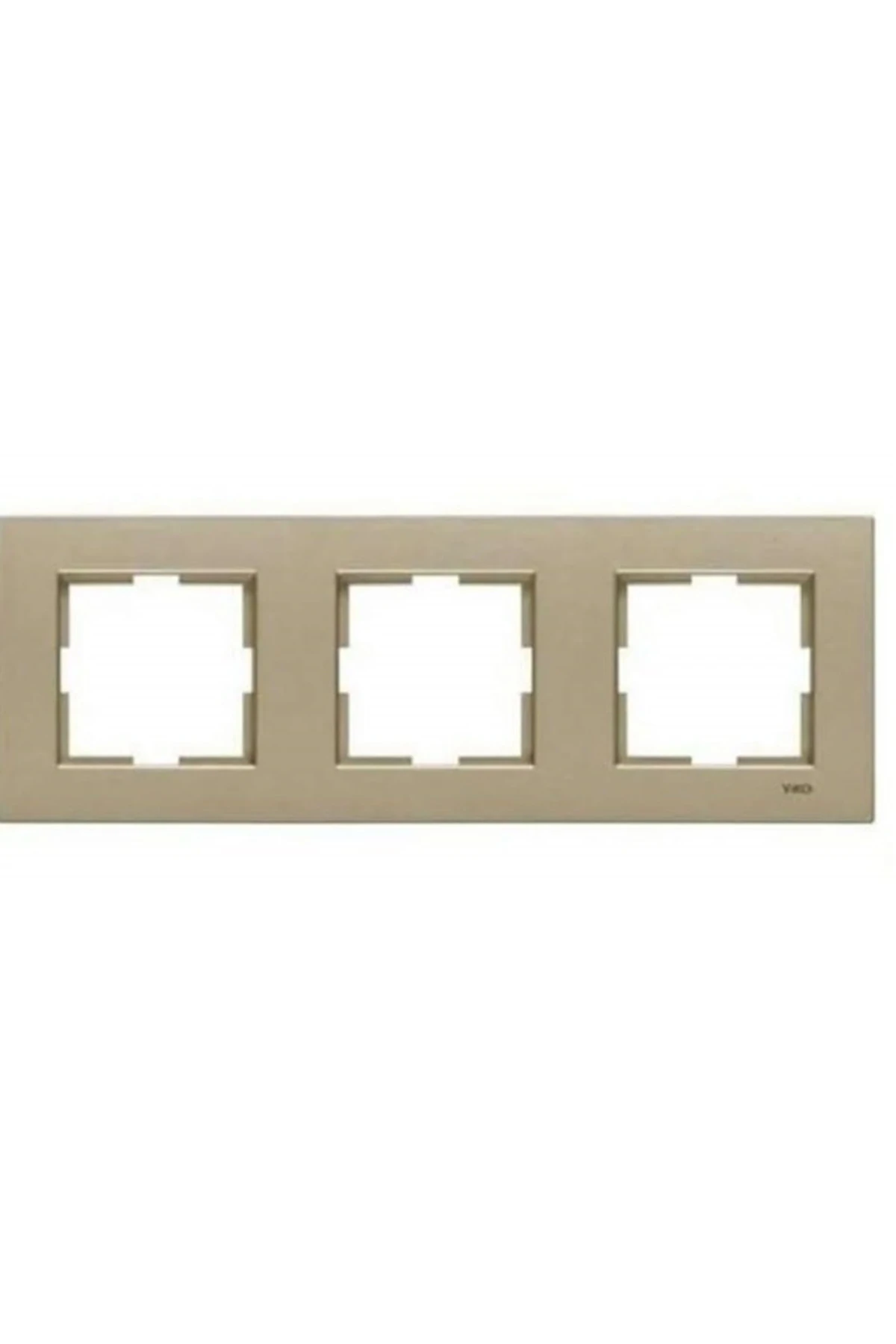 LİNNERA ÜÇLÜ YATAY ÇERÇEVE BRONZ