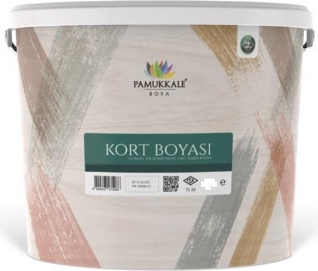 Pamukkale Silikonlu Tenis Kort Boyası 20 kg Siyah