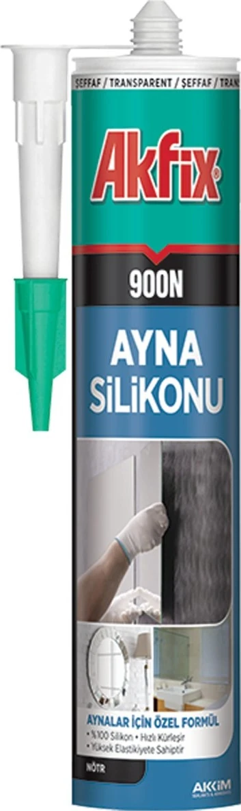 900N Ayna Silikonu 280ml Kokusuz Kürleşme Özelliği ile Yüksek Sıcaklık Dayanımı