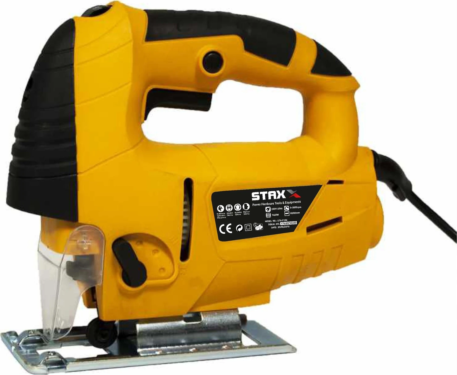 Pandül Hareketli Lazerli Dekupaj Testere Makinesi 1450 W 5 Adet Uç ve Pil