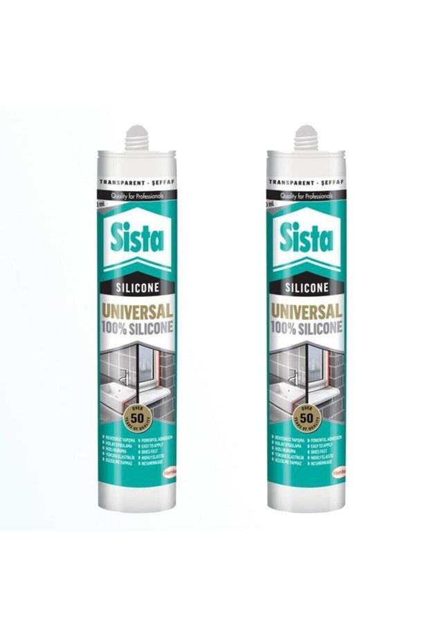 Sista Şeffaf Silikon 280 Ml (2 Adet)
