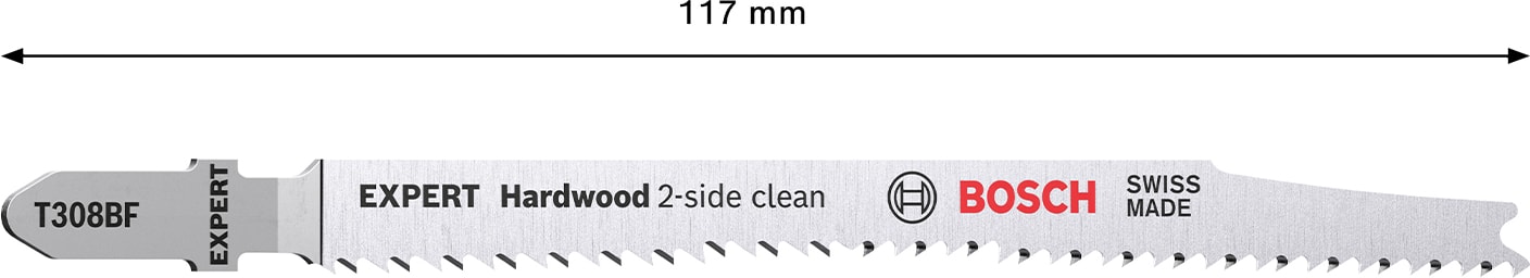 BOSCH Expert ‘hardwood 2-Side Clean’ T 308 Bf Dekupaj Testere Bıçağı 5 Parça