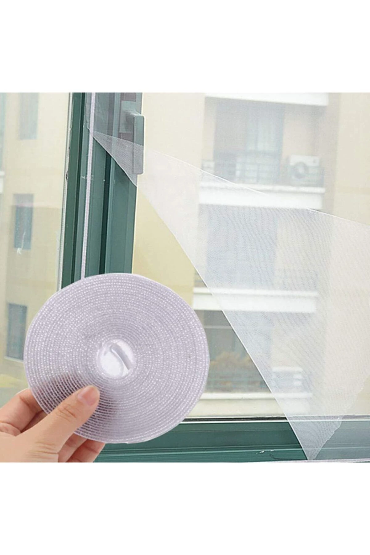 3 Adet 125*150 cm Çift Kanat Tül Pencere Kapı Sineklik