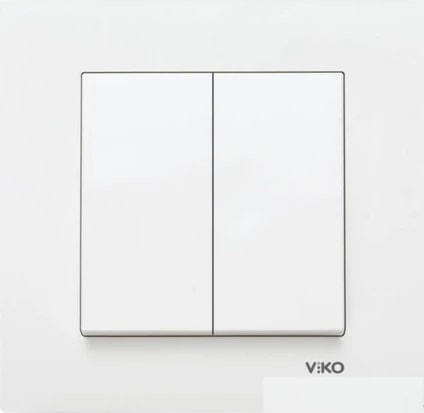 Viko Karre Komütatör Çerçeveli - Beyaz 90967002