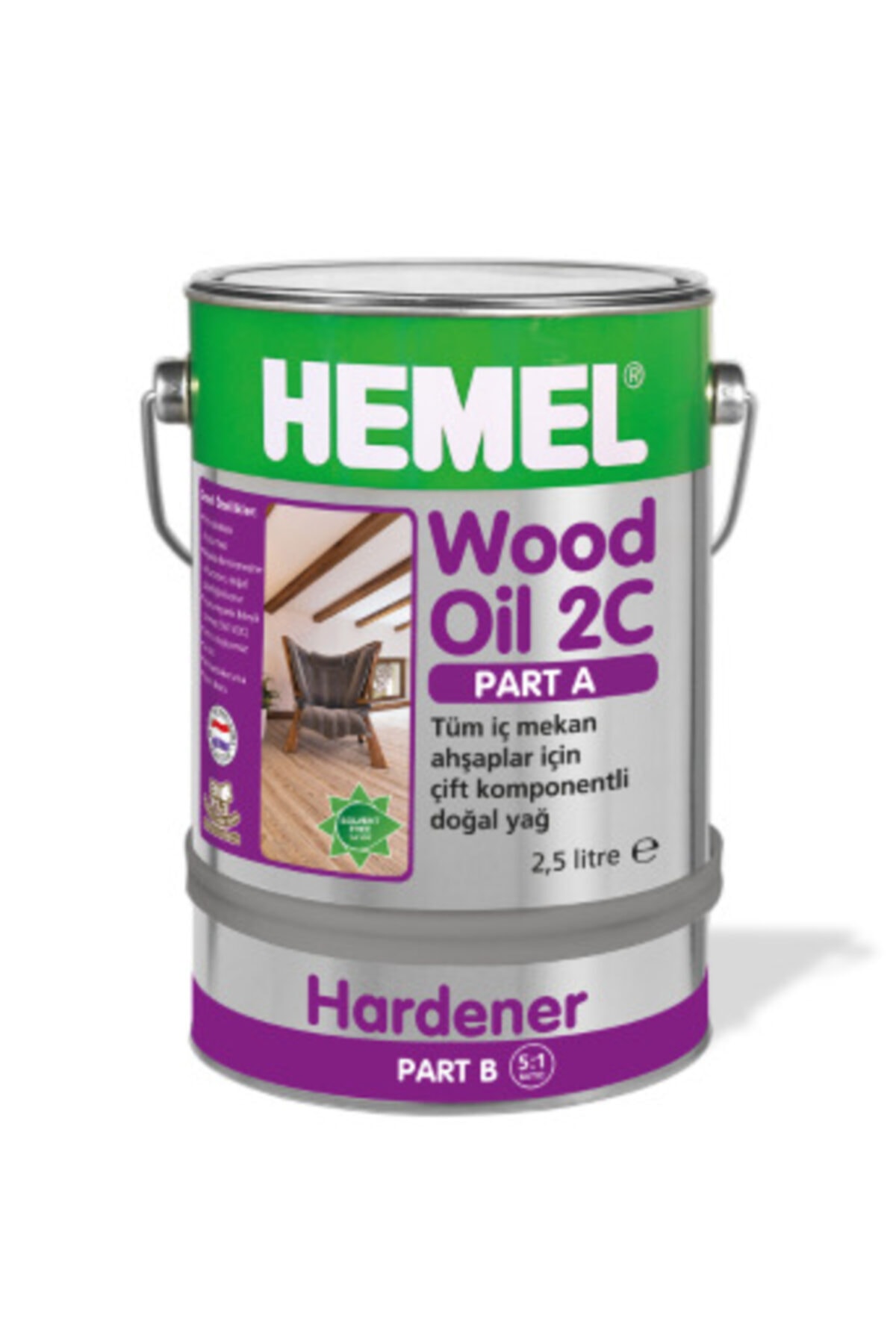 Wood Oil 2c Chocolate - Renkli Parke & Mobilya Yağı