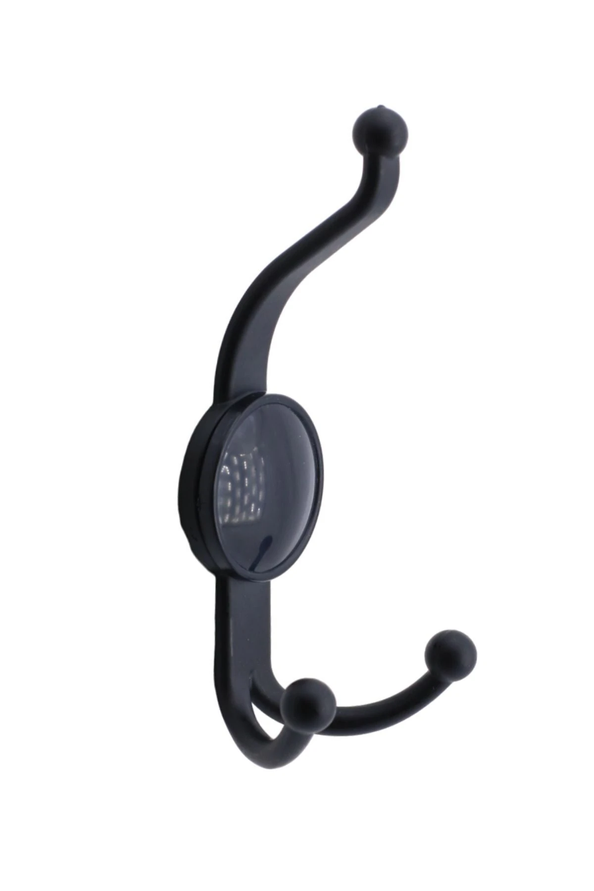 Boncuk Portmanto Askı Vestiyer Duvar Dolap Elbise Askısı Siyah Metal Mobilya Kapı Askılığı Askılık