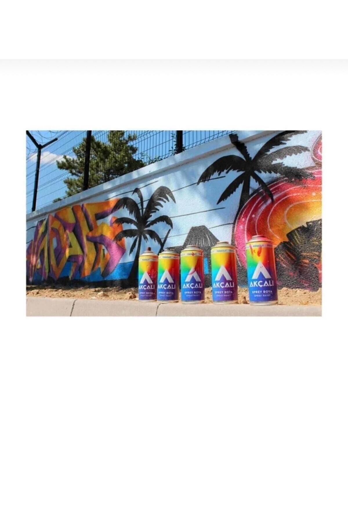 AKÇALI Floresan Yeşil Sprey Boya - 513