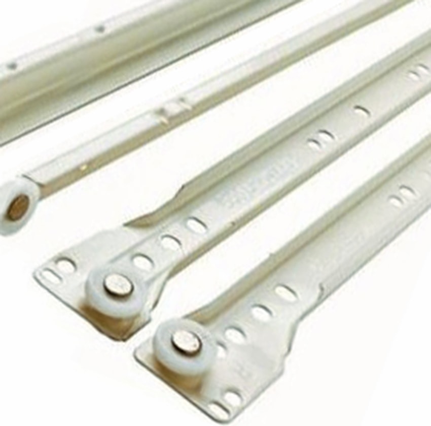 Çekmece Rayı 40 cm Klasik Beyaz (4 Parça Takım)