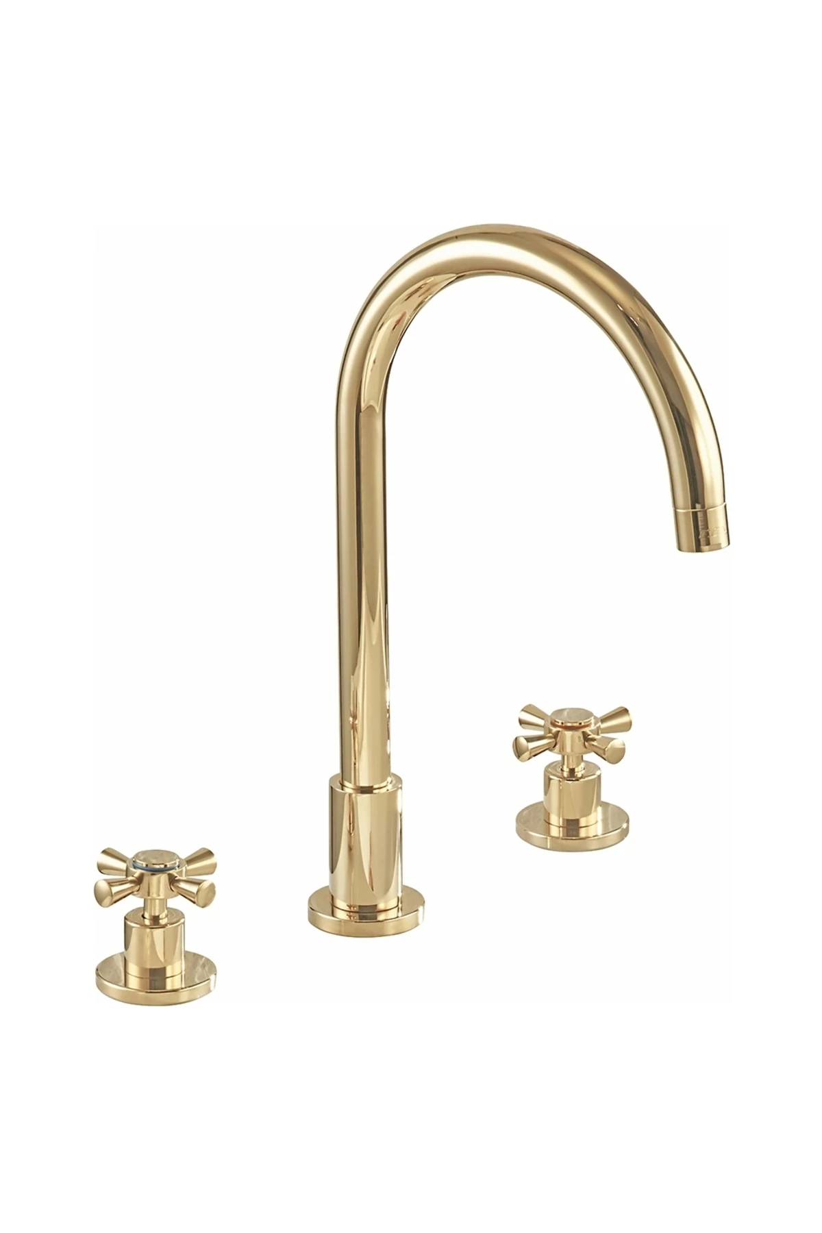 Quadrille Ankastre Lavabo Bataryaları Tezgah Üstü Altın G.