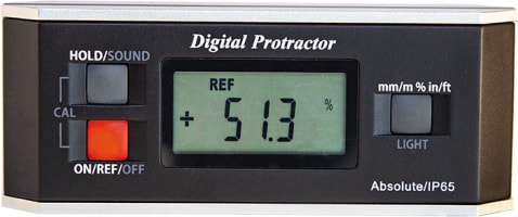 W242-0702 IP65 Dij.terazi ve Açı Ölçer 4X90°/0.05°