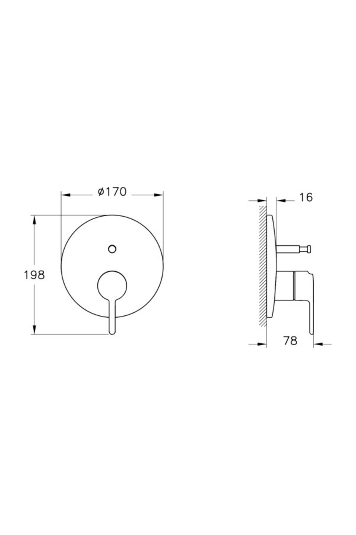 A42895 Vitra Origin Classic Ankastre Banyo Bataryası (Sıva Üstü Grubu)